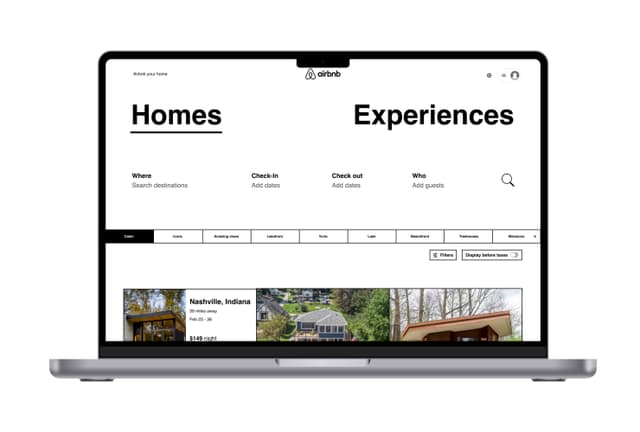 Airbnb Website Redesign