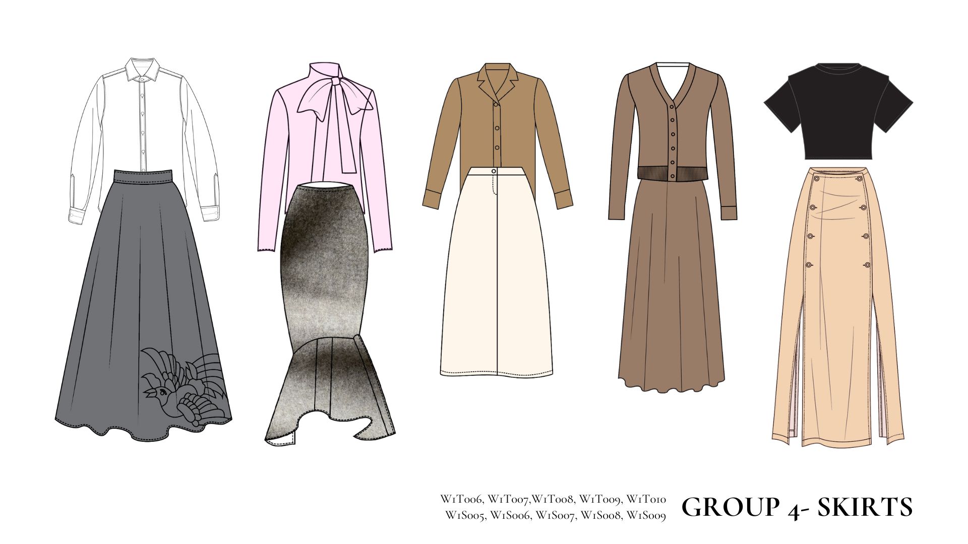 EVALEA Group Four Skirts