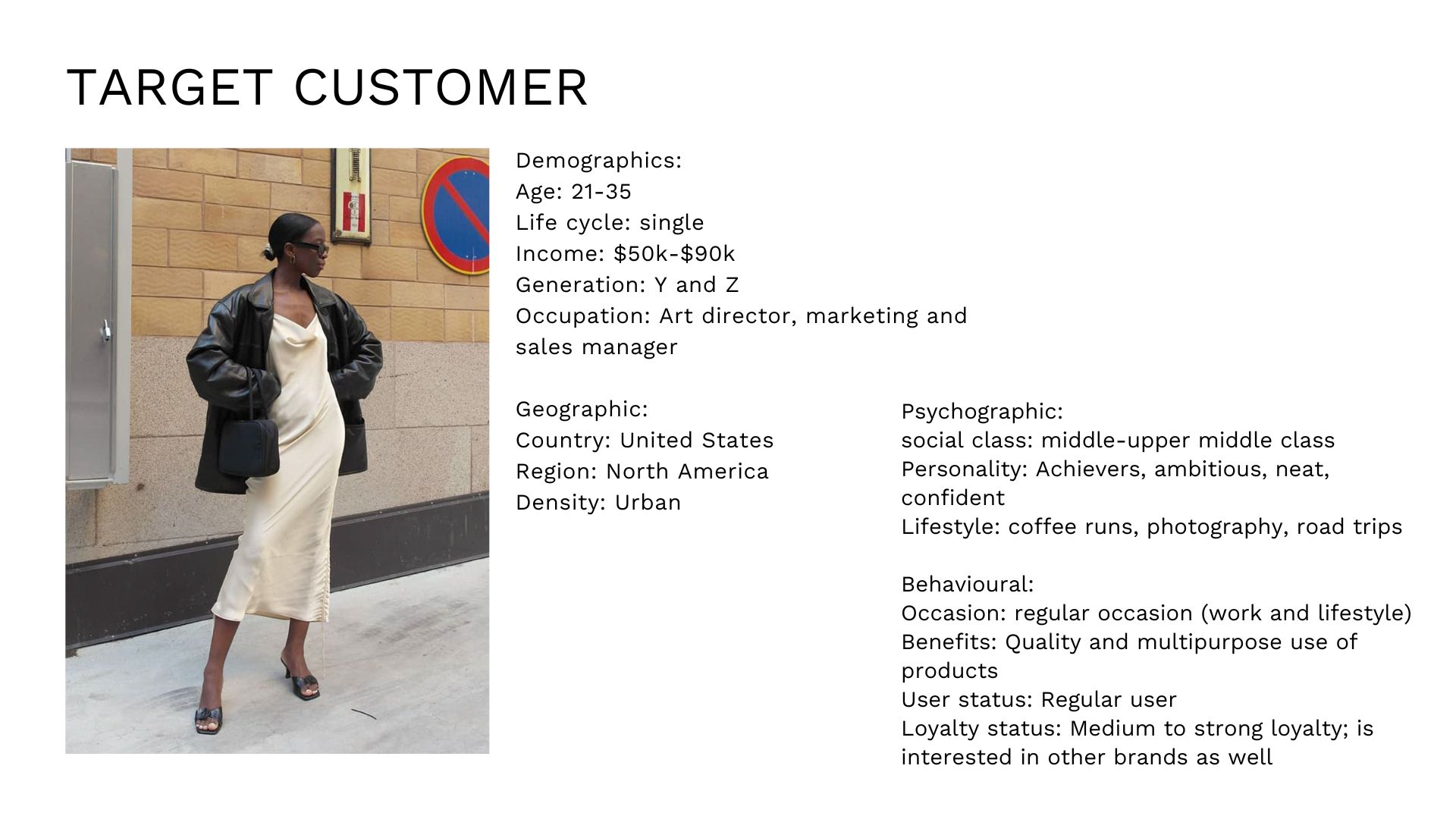 EVALEA Target Customer