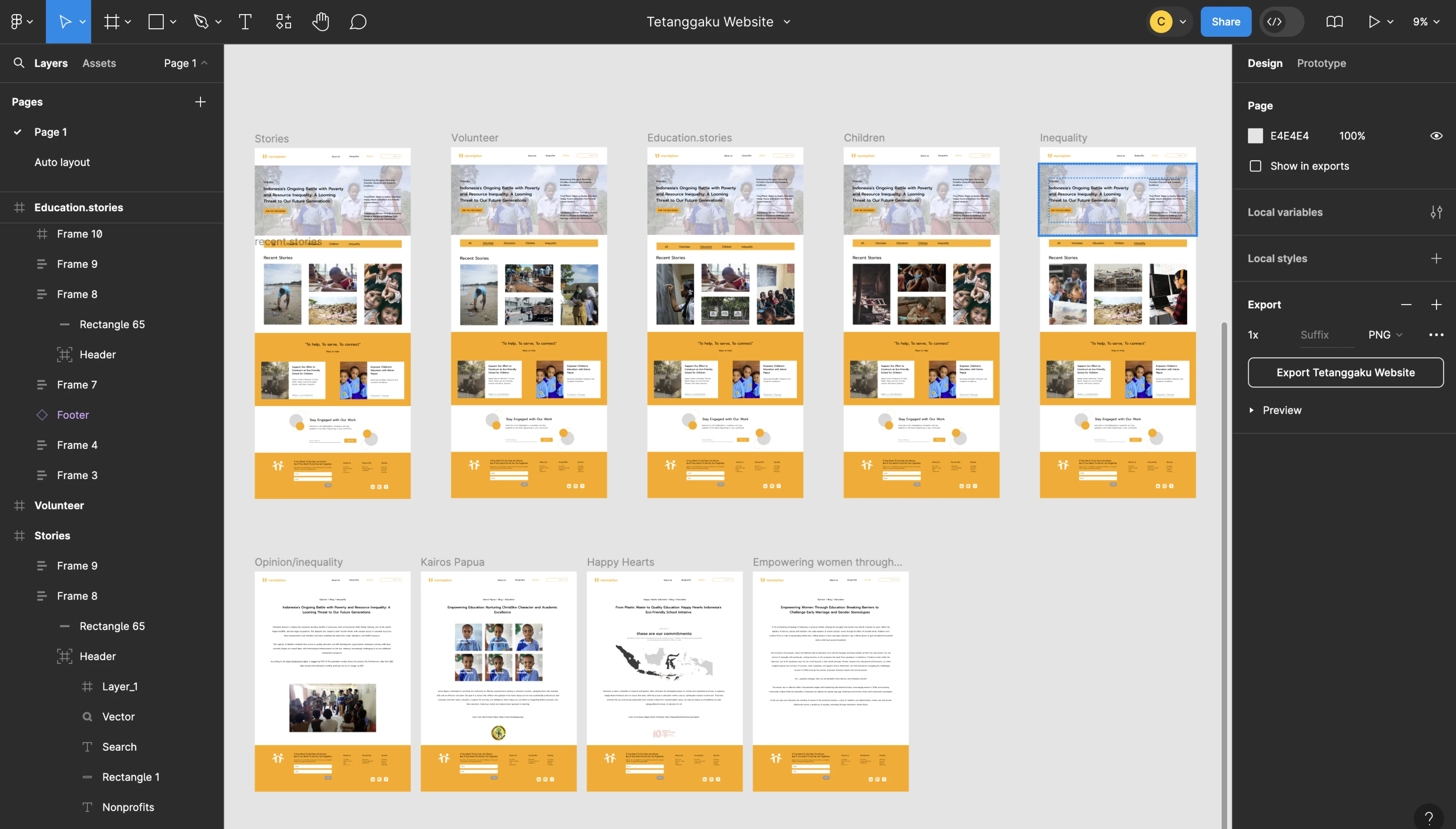 MyNeighbor Figma Hi-Fidelity Mockup