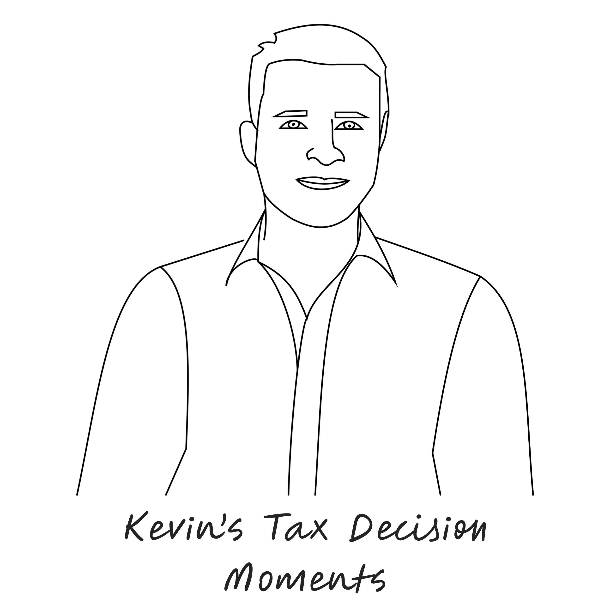 Line drawing of Kevin, the OptiTax target user